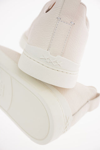 EZ COUTURE Leather TRIPLE STITCH Sneakers