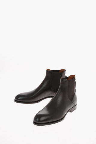 EZ COUTURE Leather Chelsea VIENNA BLAKE Ankle Boots