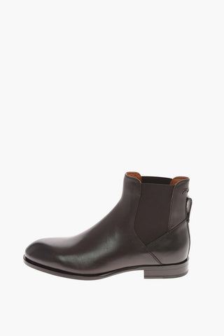 EZ COUTURE Leather Chelsea VIENNA BLAKE Ankle Boots