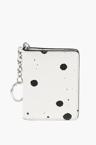 MM11 Porta Carte in Pelle con Effetto Spray