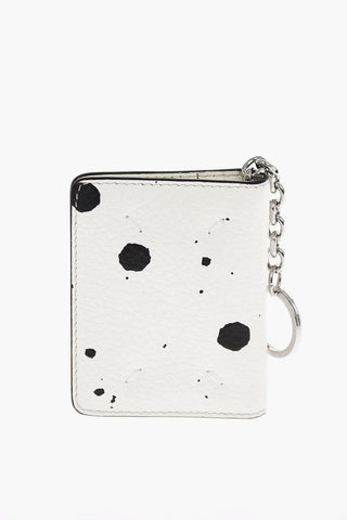 MM11 Porta Carte in Pelle con Effetto Spray