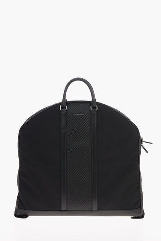 EZ LUXURY Garment Bag with Leather Details