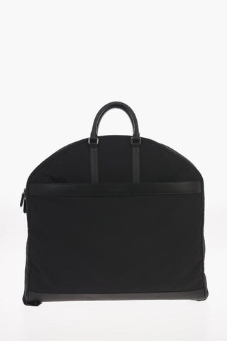 EZ LUXURY Garment Bag with Leather Details