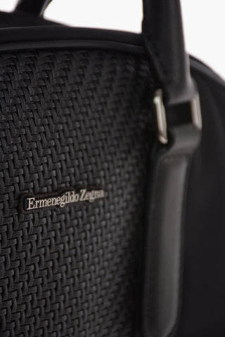 EZ LUXURY Garment Bag with Leather Details