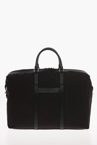 EZ LUXURY Borsa Weekend con Dettagli in Pelle