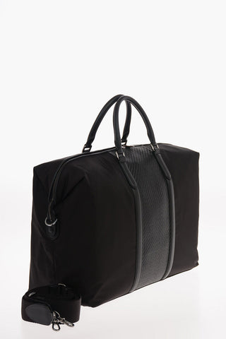 EZ LUXURY Borsa Weekend con Dettagli in Pelle
