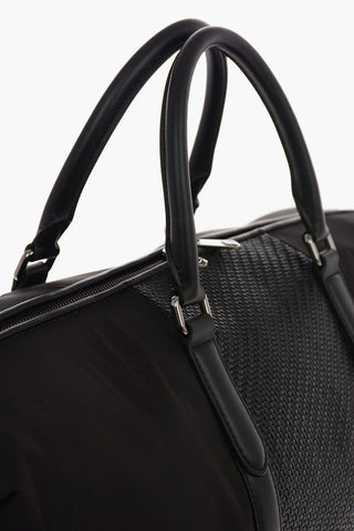 EZ LUXURY Borsa Weekend con Dettagli in Pelle