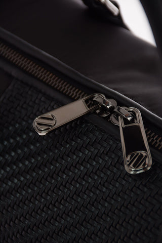 EZ LUXURY Borsa Weekend con Dettagli in Pelle