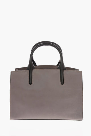 COLLEZIONI Leather Top Handle Bag