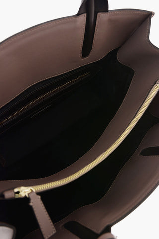 COLLEZIONI Leather Top Handle Bag