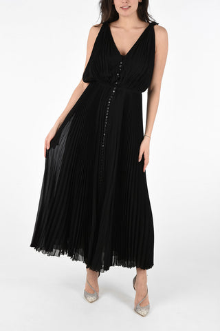 Accordion Empire Dress with Petticoat