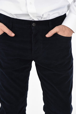 Corduroy Pants with Belt Loops 