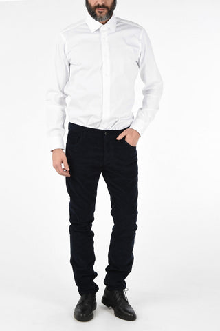 Corduroy Pants with Belt Loops 