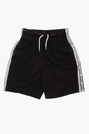 Openwork Shorts with Branded Side Band