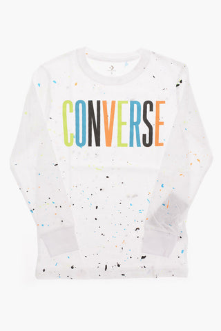 Painted Effect Long Sleeve T-shirt