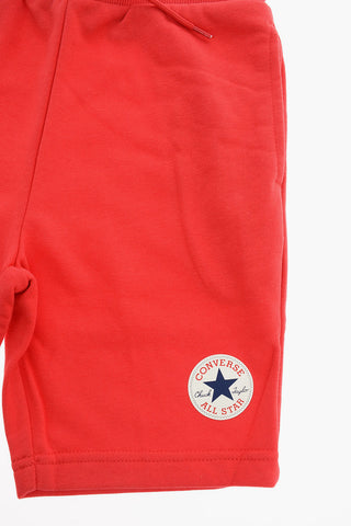 Shorts in Felpa con Elastico in Vita