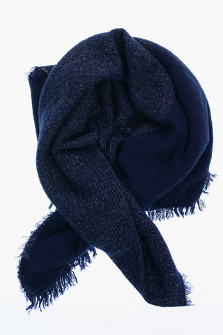 Sciarpa in Lurex con Frange 180x110cm