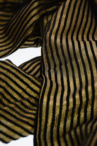 250x65cm Lurex Scarf with Fringed