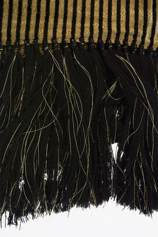 250x65cm Lurex Scarf with Fringed