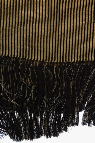 250x65cm Lurex Scarf with Fringed