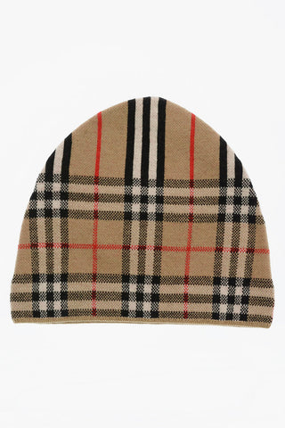 Set Sciarpa e Beanie a Quadri