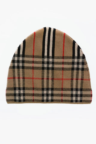Set Sciarpa e Beanie a Quadri