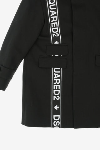 Coat with Hidden Buttons