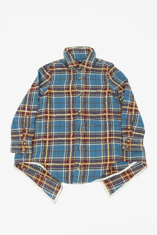 Checked Shirt with Sequins