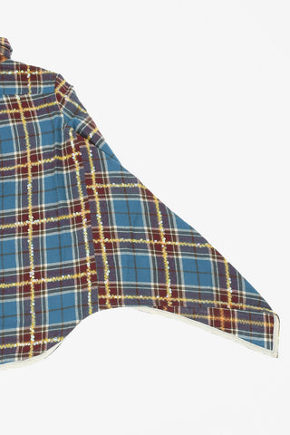 Checked Shirt with Sequins