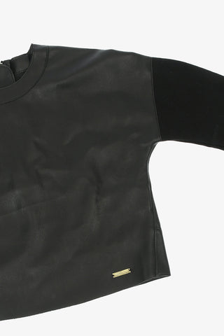 Blusa in Ecopelle