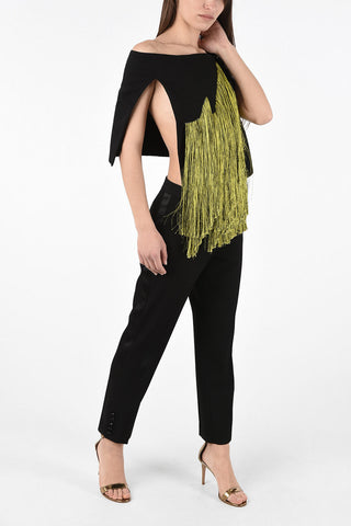 unstructured HOT & SPECIAL Top with Fringes