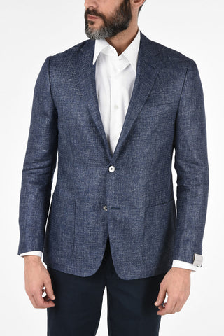 tweed side vents 2-button half-lined RIGHT blazer