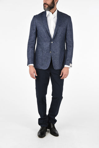 tweed side vents 2-button half-lined RIGHT blazer