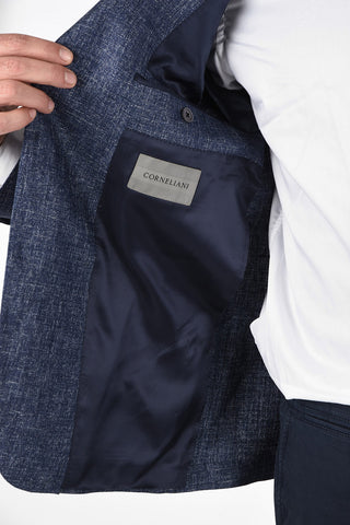 tweed side vents 2-button half-lined RIGHT blazer