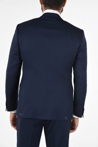 CC COLLECTION pin check side vents 2-button RIGHT suit