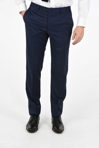 CC COLLECTION pin check side vents 2-button RIGHT suit