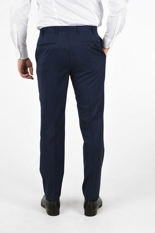 CC COLLECTION pin check side vents 2-button RIGHT suit