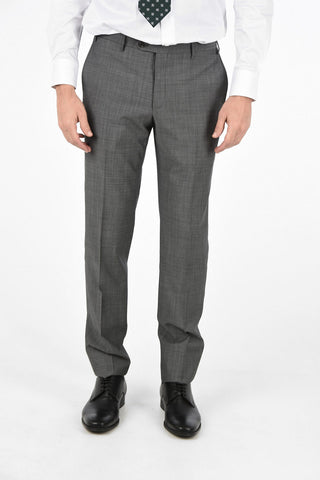 CC COLLECTION pin check side vents 2-button RIGHT suit