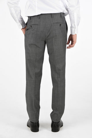 CC COLLECTION pin check side vents 2-button RIGHT suit