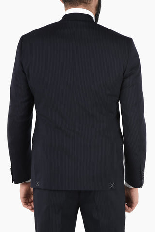 CC COLLECTION pinstriped side vents 2-button RIGHT suit