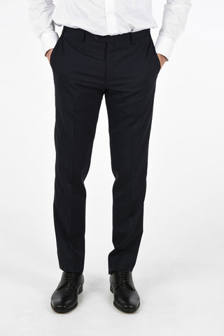 CC COLLECTION pinstriped side vents 2-button RIGHT suit