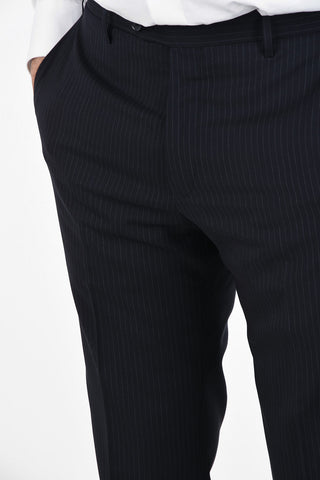 CC COLLECTION pinstriped side vents 2-button RIGHT suit