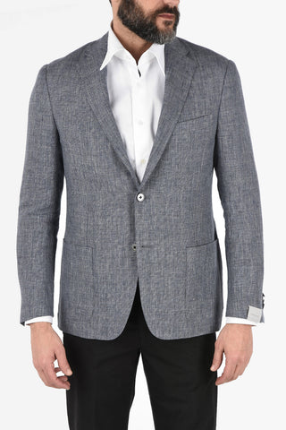 side vents 2-button half-lined GATE blazer