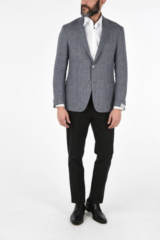 side vents 2-button half-lined GATE blazer