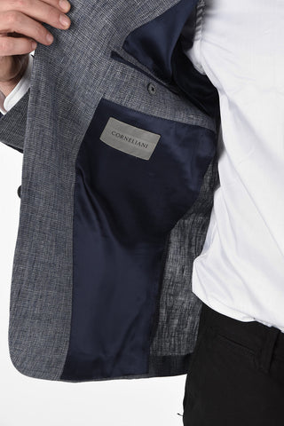 side vents 2-button half-lined GATE blazer