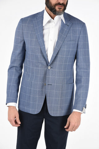check side vents 2-button half-lined GATE blazer
