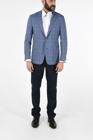 check side vents 2-button half-lined GATE blazer