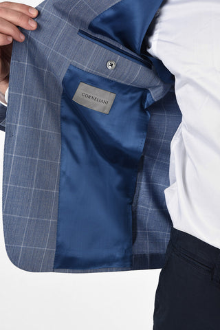 check side vents 2-button half-lined GATE blazer
