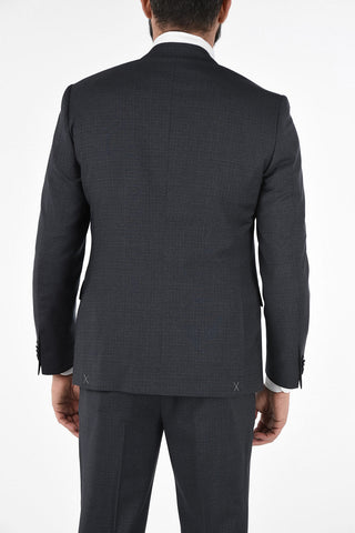 CC COLLECTION abito RIGHT 2 bottoni mini check due spacchi