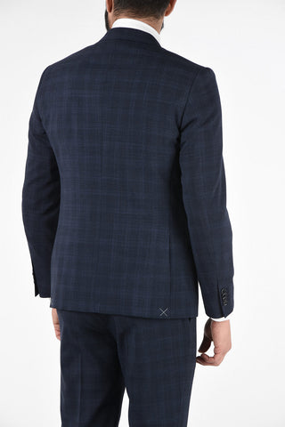 CC COLLECTION check side vents 2-button RIGHT suit